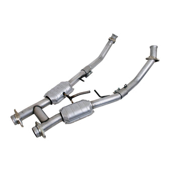 compare product BBK 94-95 Mustang 5.0 High Flow H Pipe With Catalytic Converters - 2-1/2