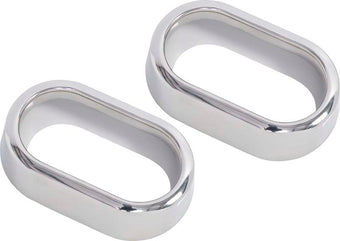 compare product Kentrol 07-10 Jeep Wrangler JK Interior Door H/le Bezels Pair - Polished Silver