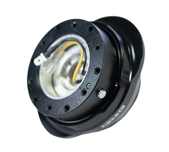 compare product NRG Quick Release Gen 2.2 - Black Body / Shiny Black Oval Ring