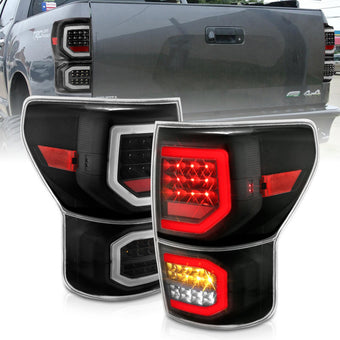 compare product ANZO 2007-2013 Toyota Tundra LED Taillights Plank Style Black w/Clear Lens