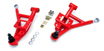 compare product BMR 93-02 F-Body Adj. Lower A-Arms/Rod End Combo (Polyurethane) - Red