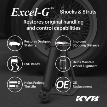compare product KYB 19-21 Chevrolet Silverado w/ Z85 / GMC Sierra w/ Z85 (Increased Capacity) Excel-G Shock - Rear