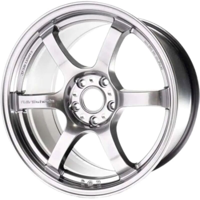 Gram Lights 57DR 15x8 / +35mm / 4x100 Grace Silver Wheel - My Store