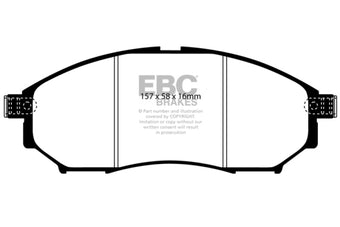 compare product EBC 08-13 Infiniti EX35 3.5 Greenstuff Front Brake Pads