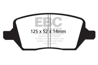 compare product EBC 04-05 Buick Terraza 3.5 FWD Ultimax2 Rear Brake Pads