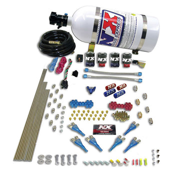 compare product Nitrous Express Pro-Shk/Alc 4 Solenoids Nitrous Kit (250-650HP) w/Composite Bottle