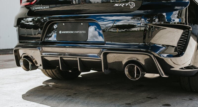Anderson Composites 15 - 21 Dodge Charger Widebody MB Carbon Fiber Rear Diffuser - My Store