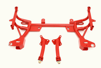 compare product BMR 93-02 F-Body K-Member w/ Turbo SBC/BBC Motor Mounts and STD. Rack Mounts - Red