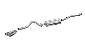 compare product Corsa 2014-19 Sierra/Silvrd 1500 Crew/Dbl / Short/Std. Bed 6.2L V8 Polished Sport Single SideCB Ext