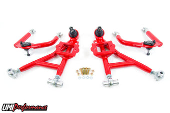 compare product UMI Performance 93-02 GM F-Body Front A-Arm Kit Adjustable Drag