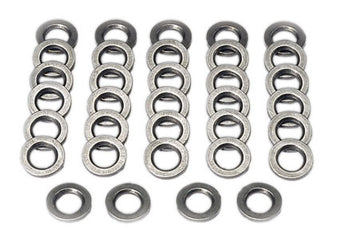 compare product Moroso Head Bolt Washers - 7/16in - 4130 Chrome Moly - 34 Pack