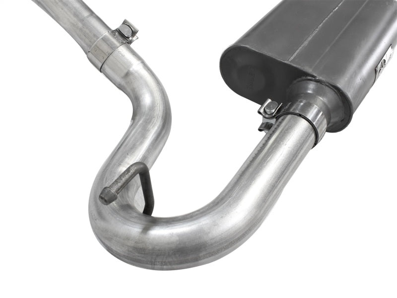 aFe Scorpion Exhaust System Cat Back 2.5in Aluminized Hi - Tuck 07 - 18 Jeep Wrangler JK V6 3.6/3.8L - My Store