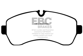 compare product EBC 07+ Dodge Sprinter 3500 Ultimax2 Front Brake Pads