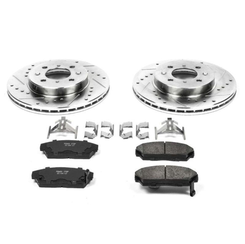 Power Stop 90 - 93 Acura Integra Front Z23 Evolution Sport Brake Kit - My Store