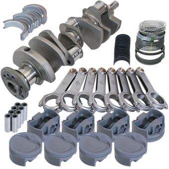 compare product Eagle Pontiac 400 4.250in Crank 6.800in I-Beam Rods -22cc 4.185in Pistons Rotating Assembly
