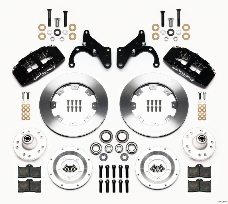 Wilwood Dynapro 6 Front Hub Kit 12.19in 69 - 70 Impala Drum/Disc 69 - 82 Vette - My Store