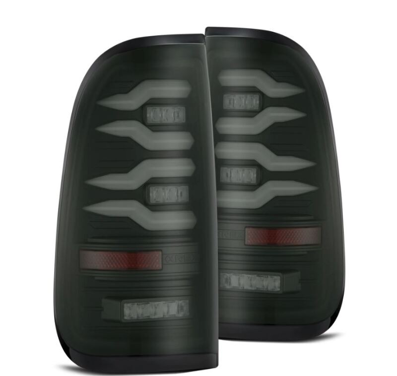 AlphaRex 97 - 03 Ford F150 / 99 - 16 Ford F250/F350/F450/F550 LUXX - Series LED Tail Lights - Black - My Store
