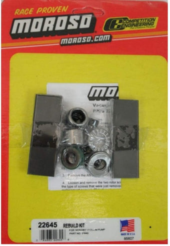 compare product Moroso Vacuum Pump Rebuild Kit - 3 Vane