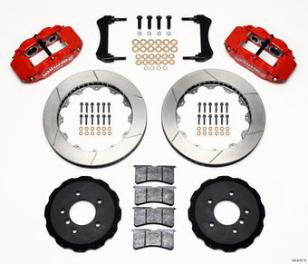 compare product Wilwood Narrow Superlite 6R Front Hat Kit 13.06in Red E36 BMW M3