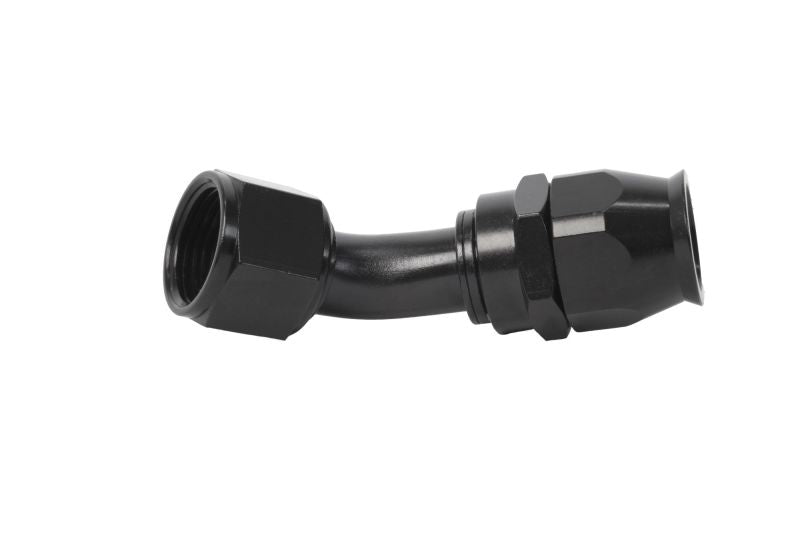 Aeromotive PTFE Hose End - AN - 12 - 45 Deg - Black Anodized - My Store