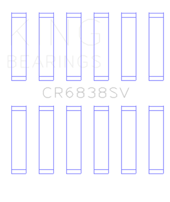 compare product King Engine Bearings Land Rover 2.7L TDV6 Sputter Replacement Connecting Rod Bearing