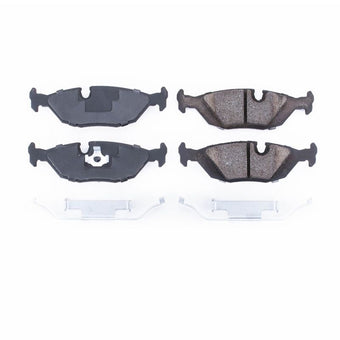 compare product Power Stop 1991 BMW 318i Rear Z17 Evolution Ceramic Brake Pads w/Hardware