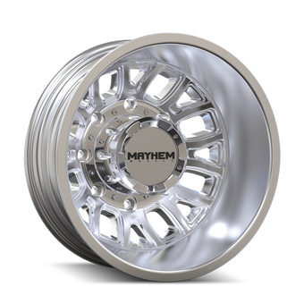 compare product Mayhem 8107D Cogent Dually 17x6.5 8x210 BP -142mm Offset 154.2mm Bore Polished Wheel