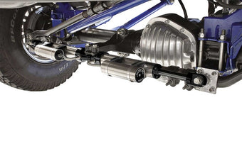 compare product Fabtech 99-04 Ford F250/350 4WD Dual Steering Stabilizer System w/DL 2.25 Resi Shocks