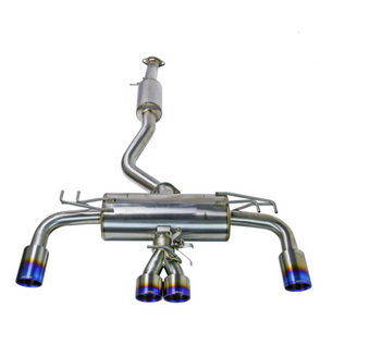 compare product REMARK 23+Toyota GR Corolla Elite Spec Full Titanium Quad Tip Cat Back Exhaust