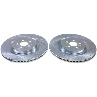 compare product Power Stop 22-23 Ford Mustang Mach-E Front Drilled & Slotted Rotor - Pair