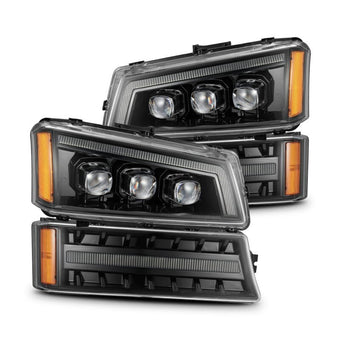 compare product AlphaRex 03-06 Chevy Silverado 1500/2500HD/3500HD/Avalanche Alpha-Black NOVA LED Proj Headlights