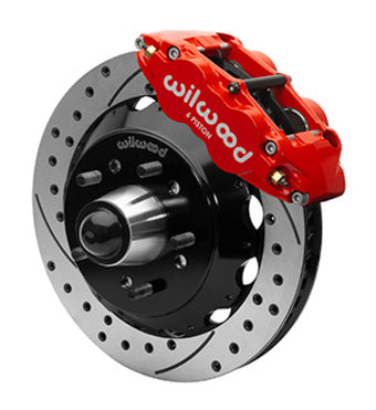 compare product Wilwood Forged Narrow Superlite 6R Front Big Brake Kit 13.06in Drilled Rotors 88-98 C1500 - Red