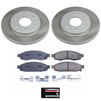 compare product Power Stop 05-07 Nissan TITAN Front Semi-Coated Rotor Kit