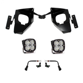 compare product Baja Designs 16-18 Silverado Squadron Sport Fog Pocket Kit W/C - Amber
