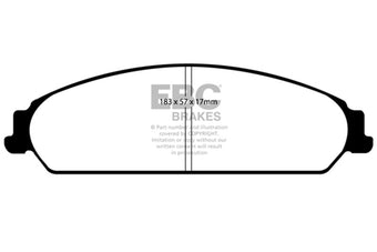 compare product EBC 05-10 Chrysler 300C 5.7 Bluestuff Front Brake Pads