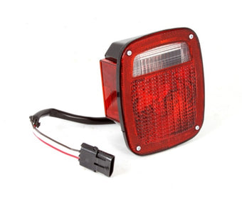 compare product Omix Tail Light Black Housing LH 87-90 Jeep Wrangler