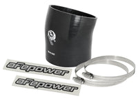 aFe Magnum FORCE Intake Coupling Kit (4 - 1/4 IN ID to 3 - 7/8 IN ID x 17 Deg.) Elbow Coupler - Black - My Store