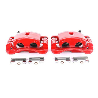 compare product Power Stop 02-06 Cadillac Escalade Front or Rear Red Calipers w/Brackets - Pair