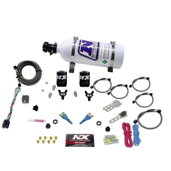 compare product Nitrous Express Ford EFI Dual Nozzle Nitrous Kit (100-300HP) w/5lb Bottle