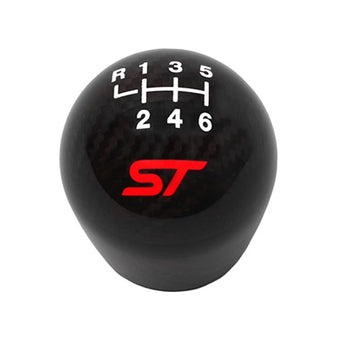 compare product Ford Racing 13-17 Focus ST Black Carbon Fiber 6 Speed Shift Knob