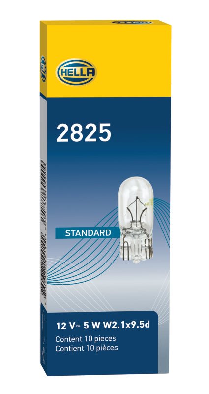 Hella Bulb 2825 12V 5W 4CP W2.1x9.5d T3.25 - My Store