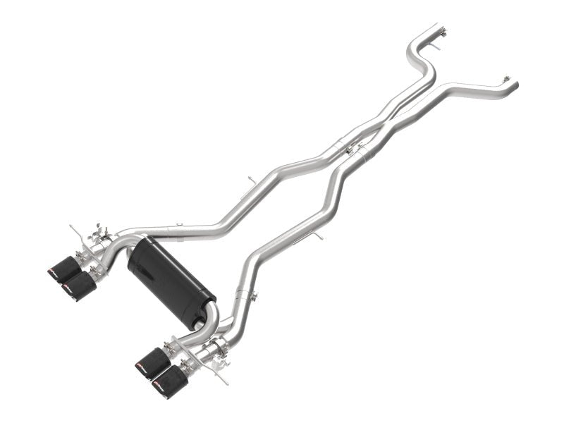 aFe 23 - 25 BMW M2 L6 - 3.0L (G87) MACH Force - Xp Cat - Back Exhaust w/ Carbon Fiber Tip - My Store