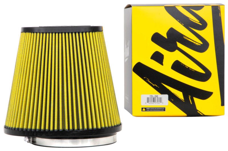 Airaid Universal Air Filter - Cone 6in F x 9x7 - 1/4in B x 6 - 3/8x3 - 7/8in T x 8in H - Synthamax - My Store