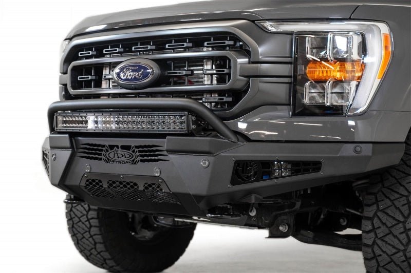 Addictive Desert Designs 2021 Ford F - 150 HoneyBadger Front Bumper w/o Top Hoop - My Store