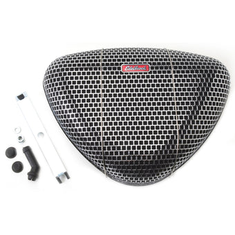 compare product Edelbrock Air Cleaner Pro-Flo 1000 Series Triangular Steel Top 11 375In X 8 375In X 3In Chrome