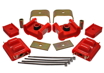 compare product Energy Suspension 73-84 K5 Blazer 4WD Fullsize Red Complete Motor & Trans Mount Set Zinc Finish