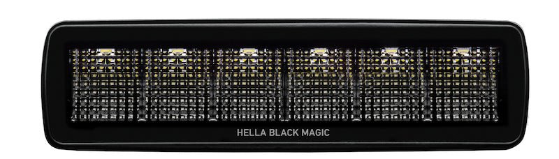 Hella Universal Black Magic 6 L.E.D. Mini Light Bar - Flood Beam - My Store