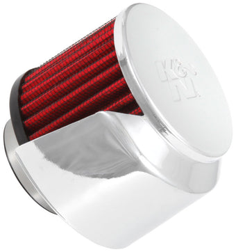 compare product K&N 1.5in Flange ID x 3in OD x 2.5in Height Clamp On Crankcase Vent Filter