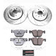 Power Stop 08 - 10 BMW 535i Rear Z26 Street Warrior Brake Kit - My Store