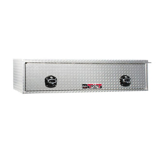 compare product Westin/Brute High Cap HD Top Sider 16in x 72in w/flip up Door - Aluminum